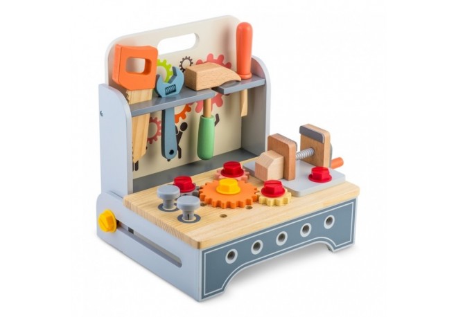Mini atelier de lucru din lemn cu accesorii incluse 30 x 25 x 30 cm Ricokids RK-877