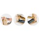 Rampa din lemn cu 4 masinute incluse 25.5 x 9 x 30 cm Nukido NK-855
