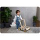 Antemergator din lemn cu blocuri din lemn incluse 26.5 x 40 x 41 cm Nukido NK-856