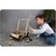 Antemergator din lemn cu blocuri din lemn incluse 26.5 x 40 x 41 cm Nukido NK-856
