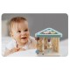 Triunghi educational din lemn cu diverse activitati 18.5 x 17 cm Nukido NK-860