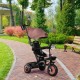 Tricicleta 3 in 1 pentru copii scaun rotativ 360 roti din spuma EVA Ecotoys WQL-066-51 - Bej - Resigilat