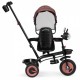 Tricicleta 3 in 1 pentru copii scaun rotativ 360 roti din spuma EVA Ecotoys WQL-066-51 - Bej - Resigilat