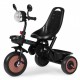 Tricicleta 3 in 1 pentru copii scaun rotativ 360 roti din spuma EVA Ecotoys WQL-066-51 - Bej - Resigilat