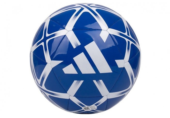 Mingie de fotbal Adidas Starlancer albastru cu alb marimea 5