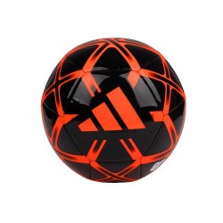 Mingie de fotbal Adidas Starlancer negru cu rosu marimea 5