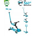 Trotineta Globber Go-Up 3 in 1 Active Eco rotire 360 blue