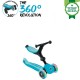 Trotineta Globber Go-Up 3 in 1 Active Eco rotire 360 blue