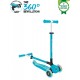Trotineta Globber Go-Up 3 in 1 Active Eco rotire 360 blue