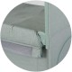Patut pliabil Chipolino Relax basil linen cu laterala culisanta