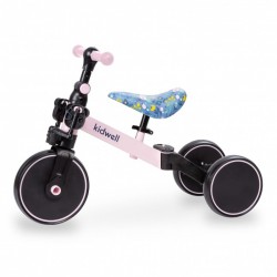 Tricicleta cu pedale 3 in 1 Kidwell Pico Spring Flower