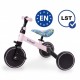 Tricicleta cu pedale 3 in 1 Kidwell Pico Spring Flower