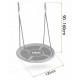 Leagan tip cuib pentru copii XXL 120 cm 150 kg Neo-Sport 110321 Gri
