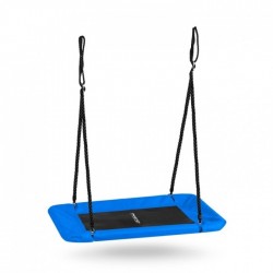 Leagan tip cuib pentru copii dreptunghiular XXL 110 x 70 cm 150 kg Neo-Sport 110500 Albastru