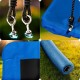 Leagan tip cuib pentru copii dreptunghiular XXL 110 x 70 cm 150 kg Neo-Sport 110500 Albastru