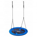 Leagan tip cuib pentru copii XXL 110 cm 150 kg Neo-Sport 1051 Albastru