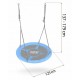 Leagan tip cuib pentru copii XXL 120 cm 150 kg Neo-Sport 1061 Albastru