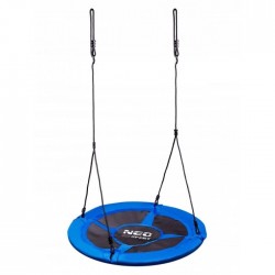 Leagan tip cuib pentru copii XXL 100 cm 150 kg Neo-Sport 1080 Albastru