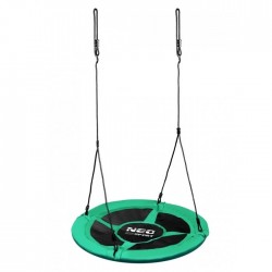Leagan tip cuib pentru copii XXL 100 cm 150 kg Neo-Sport 1081 Verde