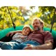 Leagan tip cuib pentru copii XXL 100 cm 150 kg Neo-Sport 1081 Verde