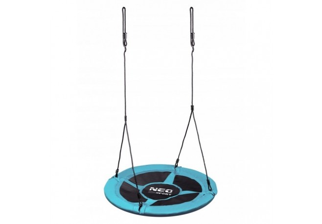 Leagan tip cuib pentru copii XXL 100 cm 150 kg Neo-Sport 1082 Turcoaz