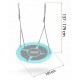 Leagan tip cuib pentru copii XXL 100 cm 150 kg Neo-Sport 1082 Turcoaz