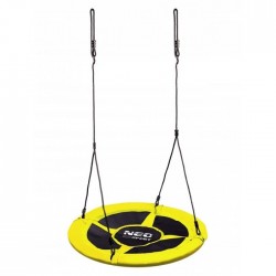 Leagan tip cuib pentru copii XXL 100 cm 150 kg Neo-Sport 1083 Galben