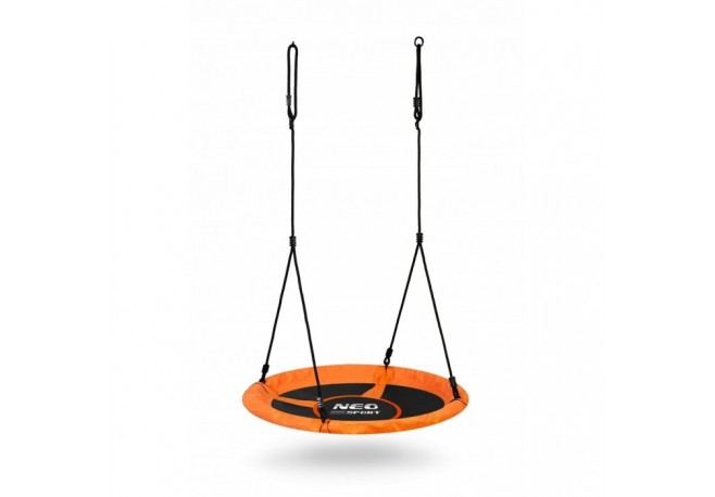 Leagan tip cuib pentru copii XXL 100 cm 150 kg Neo-Sport 1084 Portocaliu