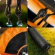 Leagan tip cuib pentru copii XXL 100 cm 150 kg Neo-Sport 1084 Portocaliu