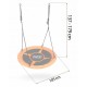 Leagan tip cuib pentru copii XXL 100 cm 150 kg Neo-Sport 1084 Portocaliu