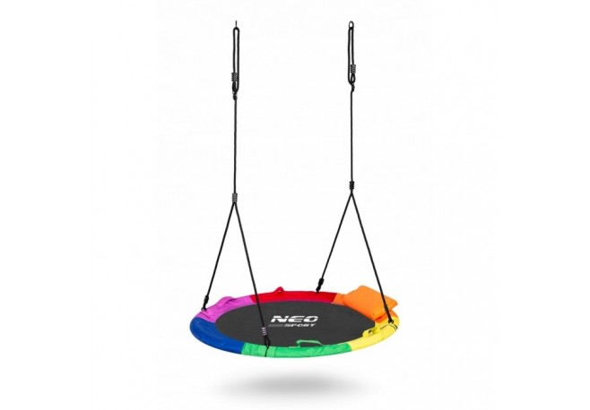 Leagan tip cuib pentru copii XXL 100 cm 150 kg Neo-Sport 1085 Multicolor