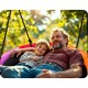 Leagan tip cuib pentru copii XXL 100 cm 150 kg Neo-Sport 1085 Multicolor