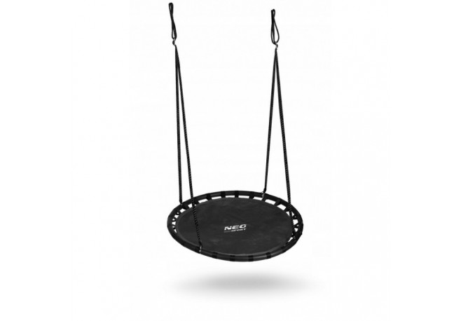 Leagan tip cuib pentru copii XXL 110 cm 150 kg Neo-Sport 110210 Negru