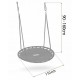 Leagan tip cuib pentru copii XXL 110 cm 150 kg Neo-Sport 110210 Negru