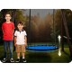 Leagan tip cuib pentru copii XXL 120 cm 150 kg Neo-Sport 110221 Albastru