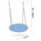 Leagan tip cuib pentru copii XXL 120 cm 150 kg Neo-Sport 110221 Albastru