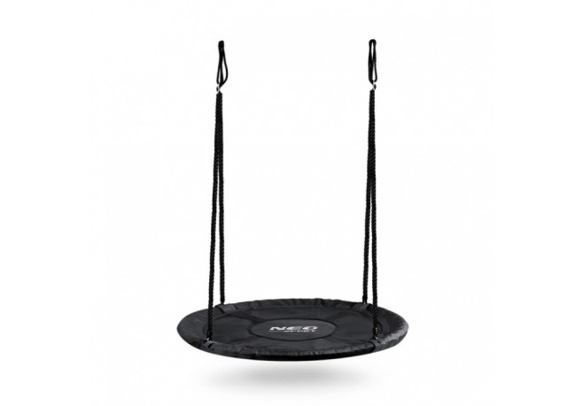 Leagan tip cuib pentru copii XXL 110 cm 150 kg Neo-Sport 110310 Negru
