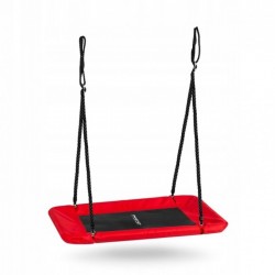 Leagan tip cuib pentru copii dreptunghiular XXL 110 x 70 cm 150 kg Neo-Sport 110501 Rosu