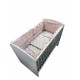 Lenjerie Dancing Bunny Gray-Pink 4+1 piese 120x60 cm