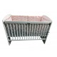 Lenjerie Dancing Bunny Gray-Pink 4+1 piese 120x60 cm