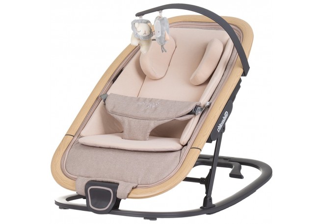 Scaunel balansoar Chipolino Senso biscotta wood
