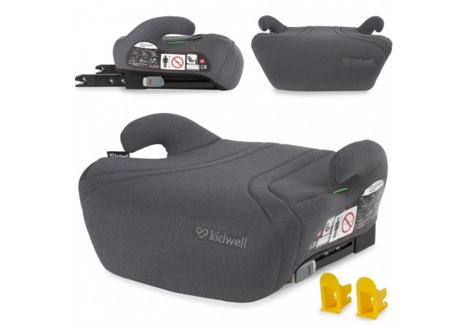 Inaltator auto cu Isofix 125-150 cm Kidwell Bono - Gray