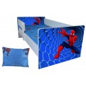 Pat tineret  Spiderman 2-9 ani ,saltea si pernuta cadou