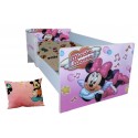 Pat tineret Minnie  muzica 2-9 ani ,saltea si pernuta cadou