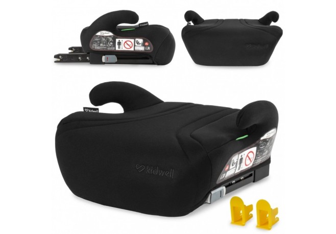 Inaltator auto cu Isofix 125-150 cm Kidwell Bono - Black