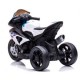 Motocicleta electrica pentru copii BMW HP4 84x55x42 cm varsta 2-5 ani roti si scaun din plastic putere 60W - Alb