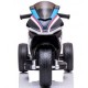 Motocicleta electrica pentru copii BMW HP4 84x55x42 cm varsta 2-5 ani roti si scaun din plastic putere 60W - Alb