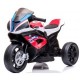 Motocicleta electrica pentru copii BMW HP4 84x55x42 cm varsta 2-5 ani roti si scaun din plastic putere 60W - Rosu