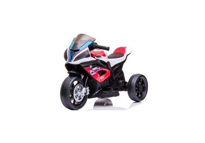Motocicleta electrica pentru copii BMW HP4 84x55x42 cm varsta 2-5 ani roti si scaun din plastic putere 60W - Rosu