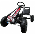Kart cu pedale Gokart 3-7 ani roti gonflabile G1 R-Sport - Negru